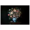 Bloemen - Art - Pastel - Quotes poster papier klein -3d