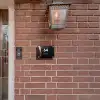 Zwart goud structuur - Modern Naambord Rechthoek middel -sfeer7-rechthoek-S