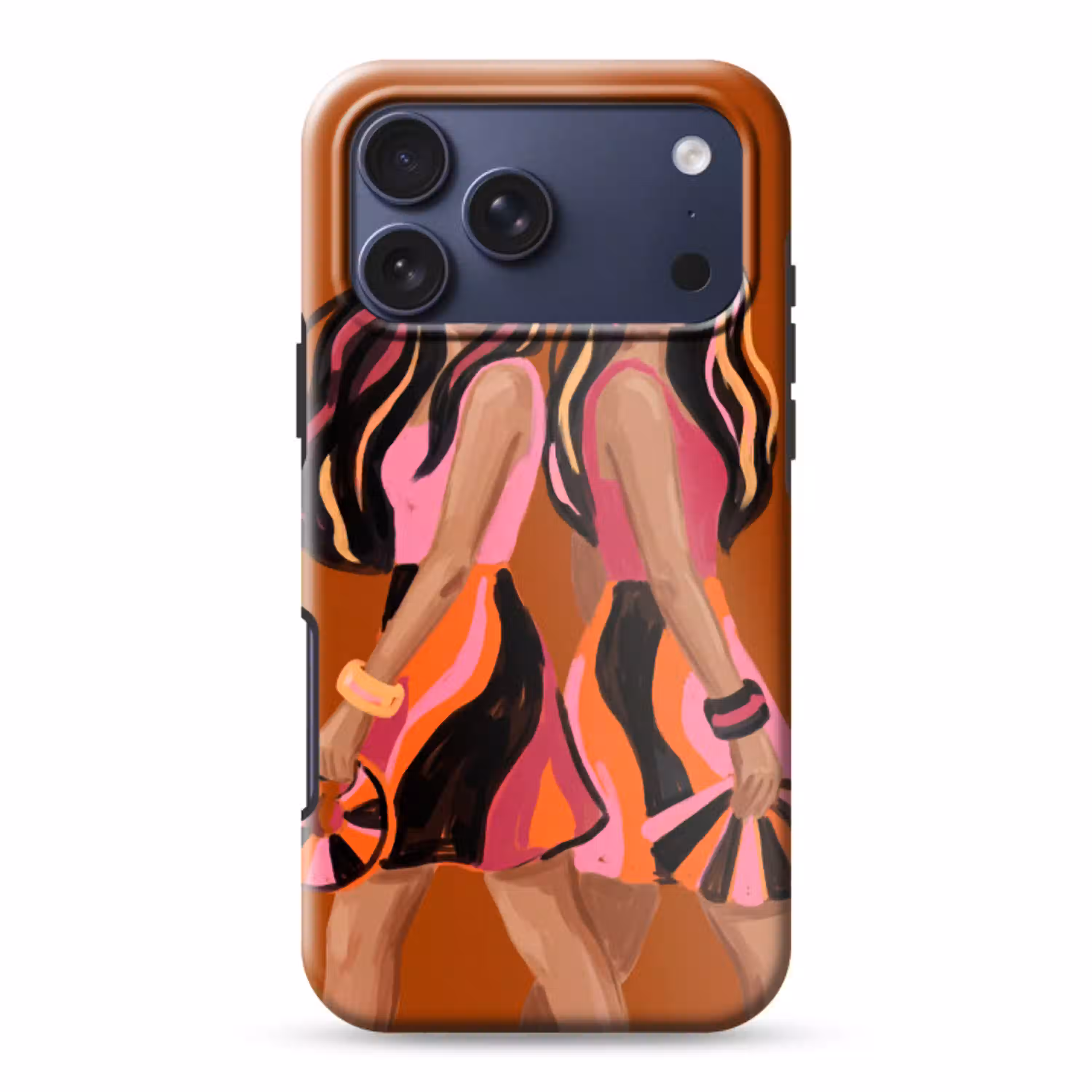 Mensen - Duo - Mode - Illustratie - Kleurrijk Toughcase MagSafe Apple iPhone 17 Pro Max klein -3d