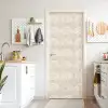 Golven - Structuur - Beige deurposter klein 289 -sfeer5
