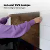 Antiek Schuurhout Inductie beschemer met haakjes middel -ky-ophangen-nl