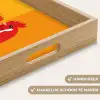 Kippen - Oranje - Vlakken Dienblad Rechthoek middel -USP_HandgreepNL