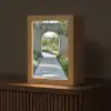 Doorkijk - Pad - Beton - Landschap Light Box met kabel (Tafellamp) klein -z3d_website