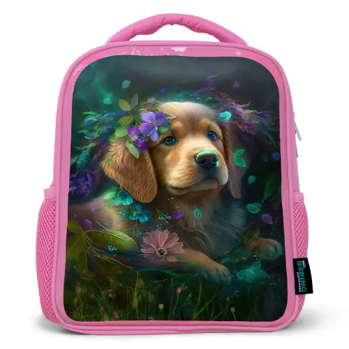 Polly Pup Kinderrugzak - Roze middel -3d