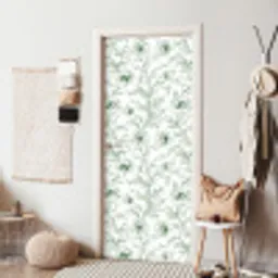 Bloemen - Getekend - Groen deurposter klein 289 -sfeer6