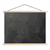 Beton - Structuur - Industrieel - Zwart - Grijs textielposter latten blank klein -3d