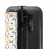 Kreeft en citroen patroon kleurrijk NBS - Handbagage koffer - Volwassenen Unisex middel -slot