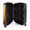 Een aap achter houten muur NBS - Handbagage koffer - Kinderen Unisex middel -binnenkant