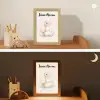 Dinosaurus - Bladeren - Pastel - Stippen Light Box met kabel (Kinderlampje) klein -sfeer3_kind