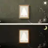 Japandi - Kerstboom - Beige - Kerstversiering Light Box met kabel (Wandlamp) klein -sfeer3