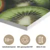 Kiwi - Fruit - Groen PET vilt klein -closeup_NL