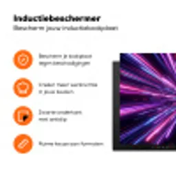 Lichtsnelheid - Ruimte - Roze - Paars Inductie beschermer vinyl 3mm klein -zzzzzzz-td-ups