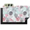 Bladeren - Tropical - Pastel - Jungle Inductie beschemer met haakjes klein -3d