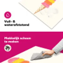Schepijs - Hoorntje - Illustratie - Minimalistisch Inductie beschermer vinyl 3mm klein -wsfeer6_website