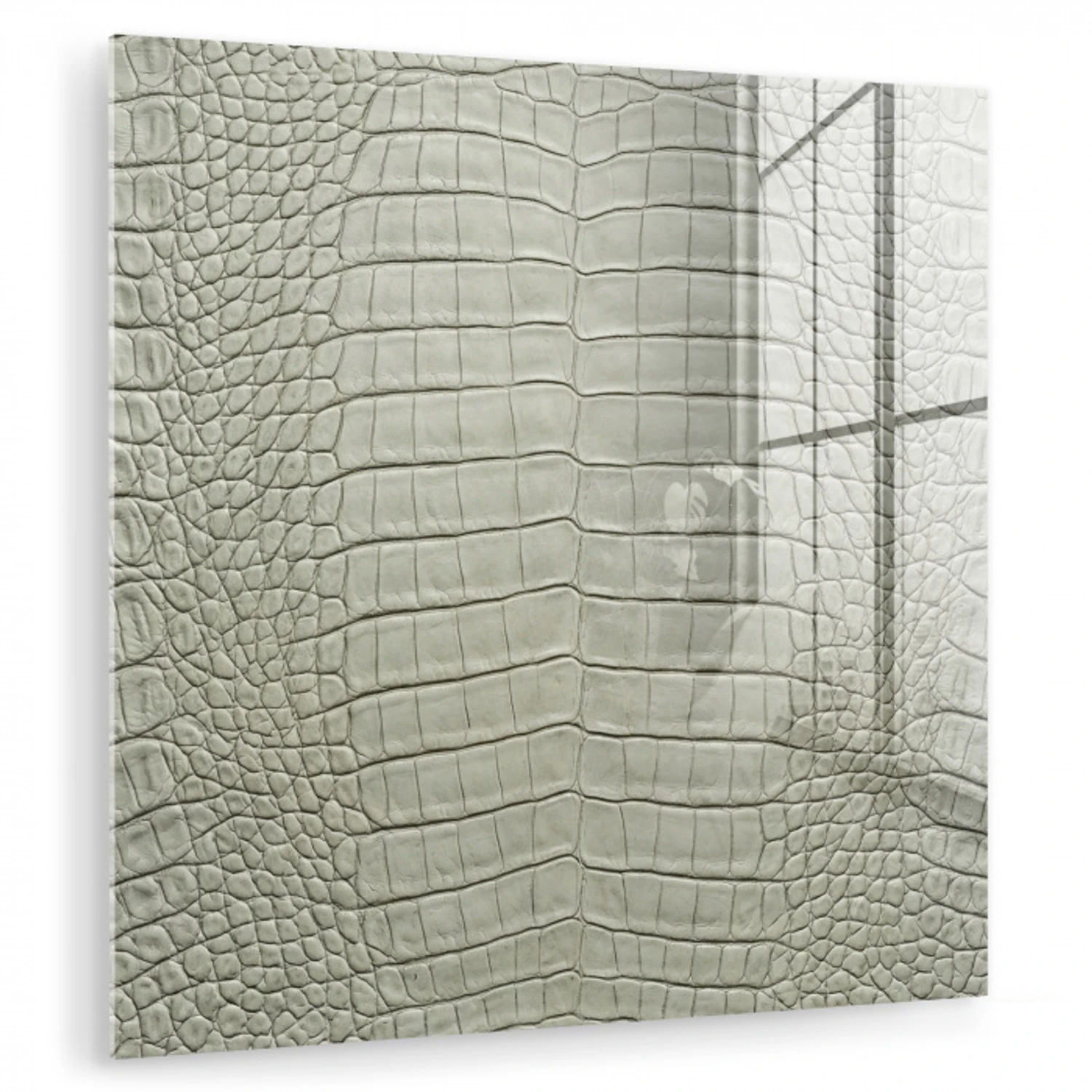 Krokodillenleer - Schubben - Groen plexiglas 5mm klein -zzzproduct_nieuw