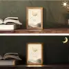 Landschap - Japandi - vogel Light Box met kabel (Tafellamp) klein -sfeer3