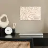 Beige - Aardspatroon poster papier klein -sfeer1