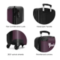 Neon Wheels NBS - Handbagage koffer - Kinderen Unisex middel zzzzzzzbolletjes_ENG