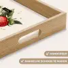Aardbeien - Madeliefjes - Quote - Sterretjes Dienblad Rechthoek middel -USP_HandgreepNL