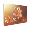 Glazen - Bloem - Zonlicht Tuinposter op houten frame 2 cm dik klein -3d