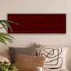 Bloemen - Donkerrood - Patroon canvas 2cm klein 828 -sfeer1
