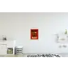 Cocktail - Art - Rood textielposter latten blank klein -kinderkamer