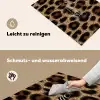 Luipaardprint - Bruin - Courage - Sierlijk Inductie beschemer met haakjes klein -ky-schoon-de