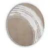 Verf - Bruin - Japandi Akoestische PET Vilt - Rond klein -3d