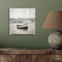 Roeiboot - Zee - Horizon plexiglas 5mm klein -sfeer3