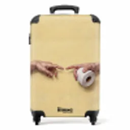 Klassiek - Kunst - Humor NBS - Handbagage koffer - Volwassenen Unisex middel -productfoto_recht