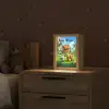 Dino - Voetbal - Groen Light Box met kabel (Kinderlampje) klein -sfeer1_kind