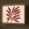 Tak - Bladeren - Rood Light Box met batterij (Wandlamp) middel -z3d_website