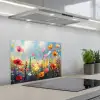 Bloemen - Natuur - Botanisch - Kunst keuken achterwand spatscherm klein -3d_schuin