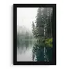 Bergen - Meer - Bos fotolijst zwart zonder passe partout klein -3d