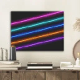 Esthetiek - Retro - Neon PET vilt klein -sfeer1