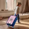 Kauwend knaagje Kinderkoffer - Blauw klein -sfeer1