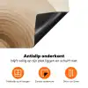 Retro - Geometrische lagen - Aardetinten Inductie beschermer vinyl 3mm klein -zzzzzzz-td-onderkant