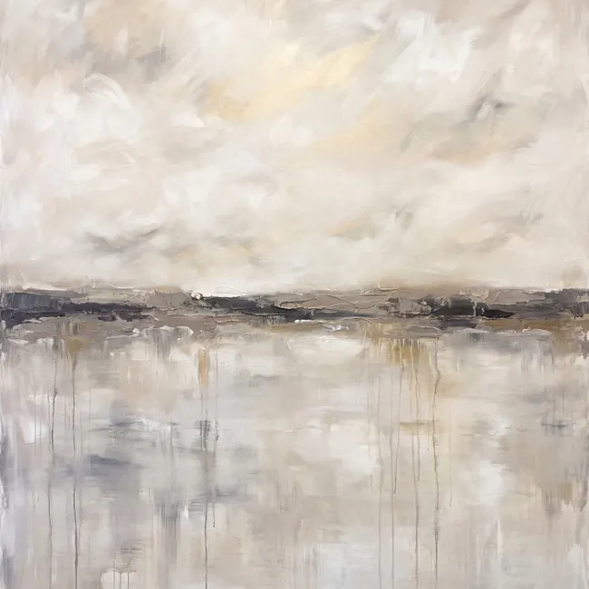 Behang - Landschap - Horizon - Natuur - Abstract - Neutraal