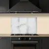 Beton - Grijs - Wit keuken achterwand spatscherm klein -sfeer1