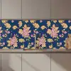 Bloesem - Bladeren - Roze - Goud - Patronen keuken achterwand 2 middel 871 zz_3dshopping