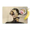 Gezicht - Bloemen - Zwart - Vrouw Placemat vinyl groot -zzzproduct_Kitchenyeah-website