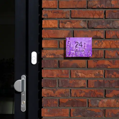 Lavendel - Klassiek Naambord Rechthoek middel -sfeer1-rechthoek-S