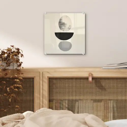 Beige - Japandi - Wabi sabi plexiglas 5mm klein -sfeer4
