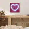 I liked it so it's mine - Neon hart - Roze aluminium wit klein -sfeer3