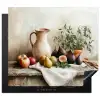 Fruit - Kruiden - Landelijk Inductie beschermer vinyl 3mm middel -3d