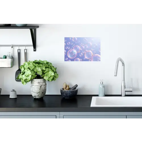 Pastel - Bubbels - Dromerig Muursticker klein -keuken
