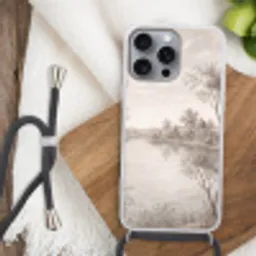 Terras - Water - Natuur - Landschap Hoesje iPhone 16 Pro Max met koord klein -sfeer4