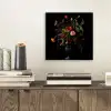 Bloemen - Bessen - Klassiek aluminium wit klein -sfeer1
