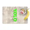 YOLO - Groen - Neon - Slangenprnt Placemat vinyl groot -zzzproduct_Kitchenyeah-website