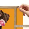 Hond - Oranje - Roos - Valentijn Light Box met batterij (Wandlamp) middel -USP_websiteprintNL